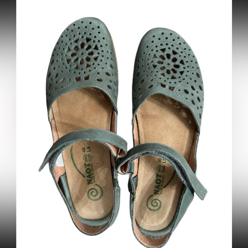 NAOT Green Sandals New Without Tags Sz 40/9